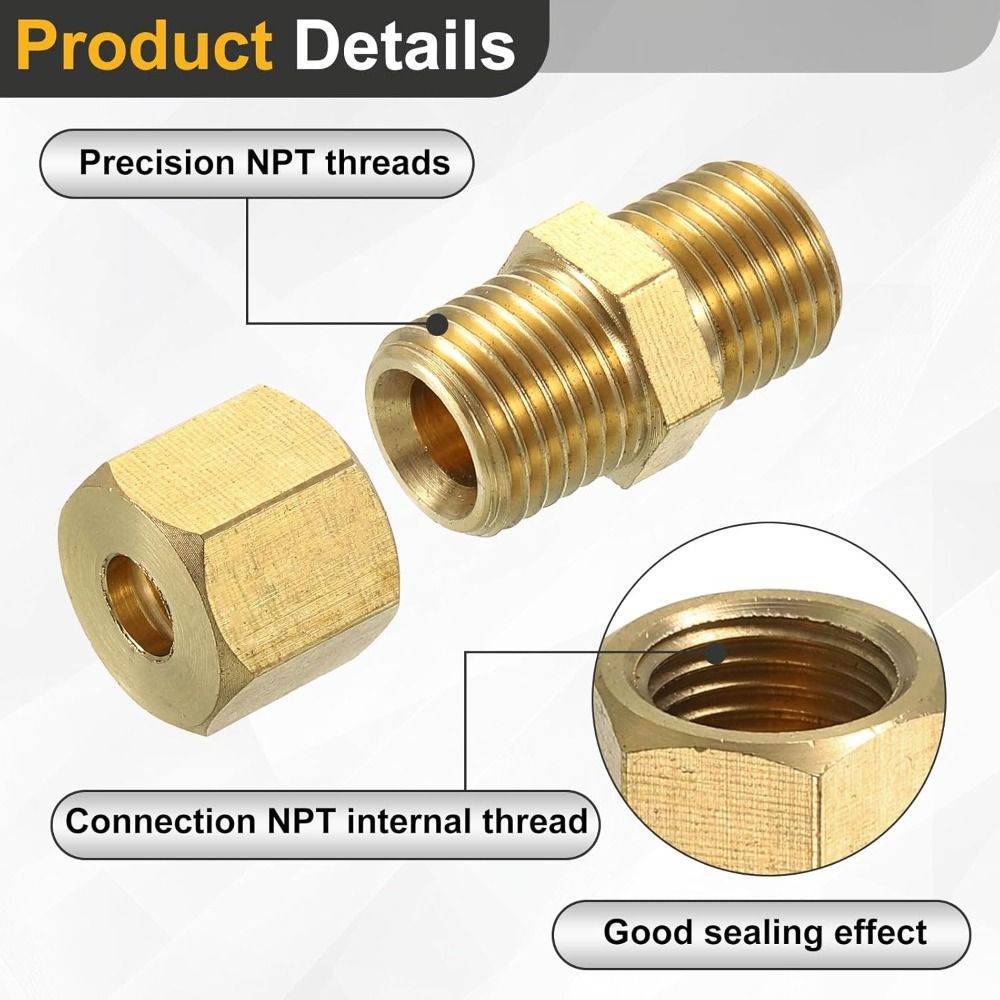 Brass Brass Compression Fittin - Compression Fitting Brass recension och pris
